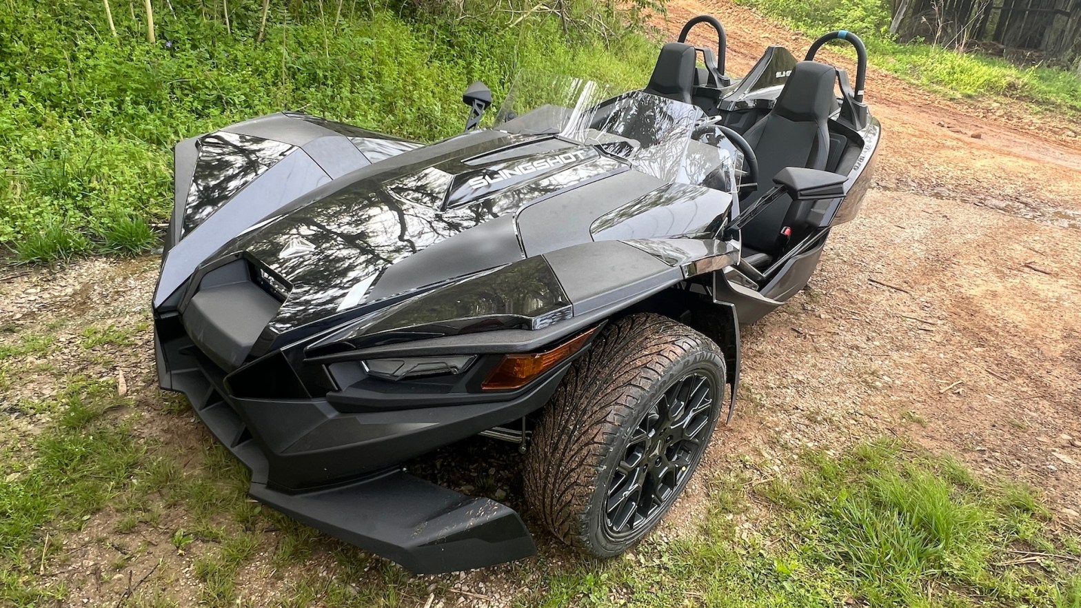 Polaris Slingshot in driveway